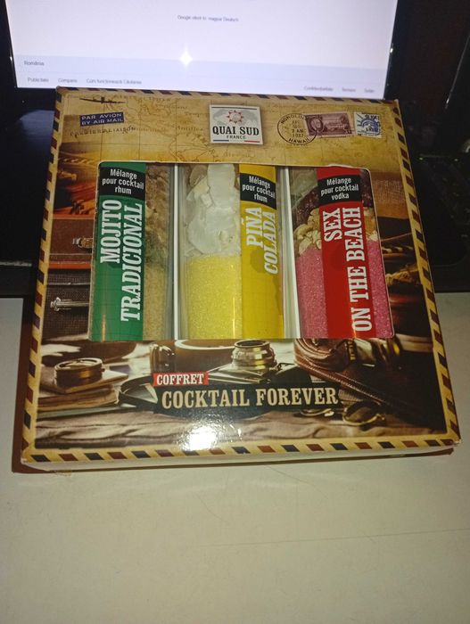 Set Cocktail / Forever 3 Pahare Pina Colada, Mojito, Sex on the beach