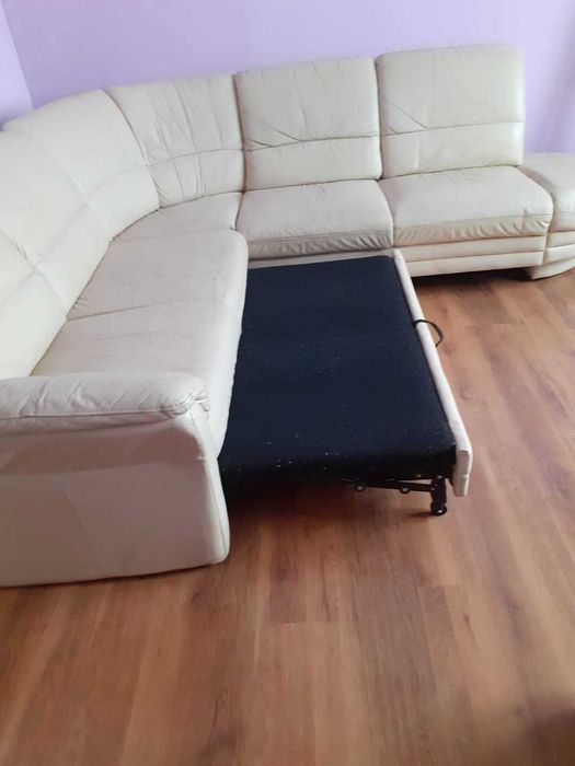 Colțar extensibil din piele