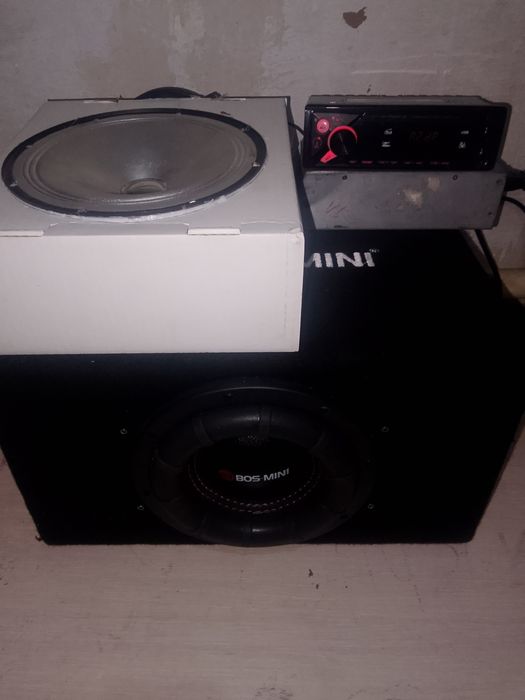 активный сабвуфер bos mini 8085f