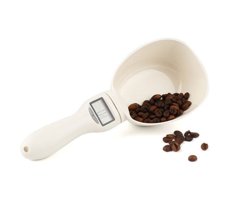 Cantar de bucatarie digital tip lingura 800 g 0.1 g alb