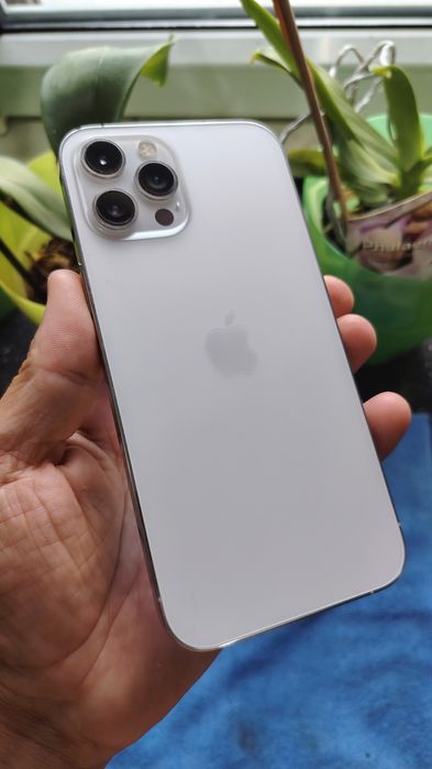 IPhone 12  Max 128GB Alb Display Original Fisurat