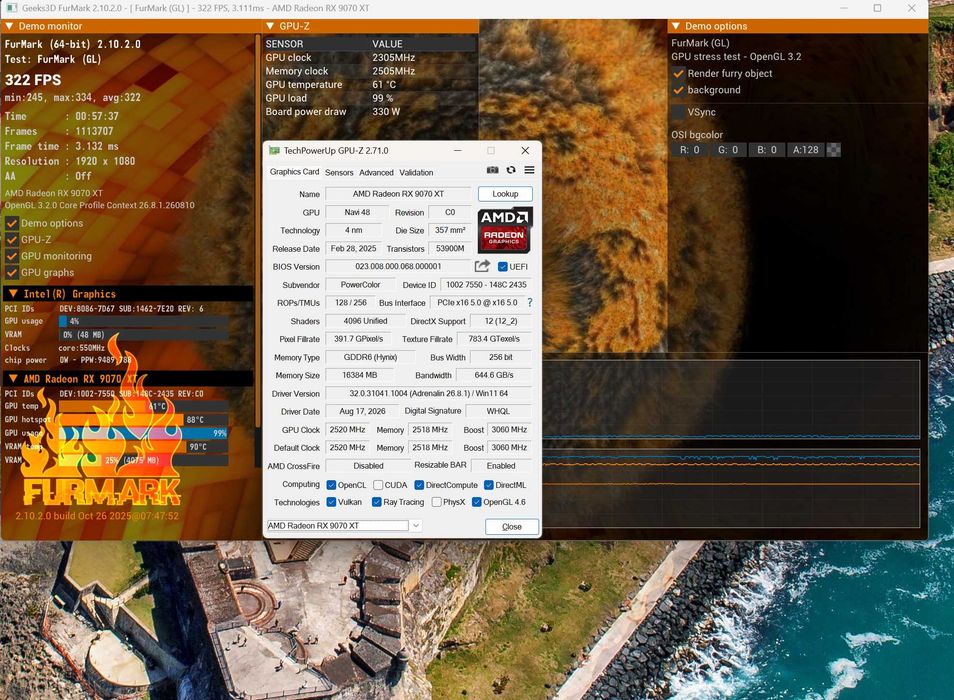 Видео Карта PowerColor Radeon Red Devil Spectral White RX 9070 XT 16GB GDDR6