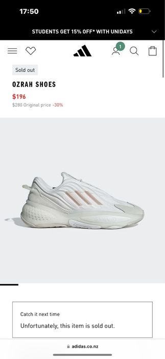 Кроссовки adidas ozrah адидас озрах