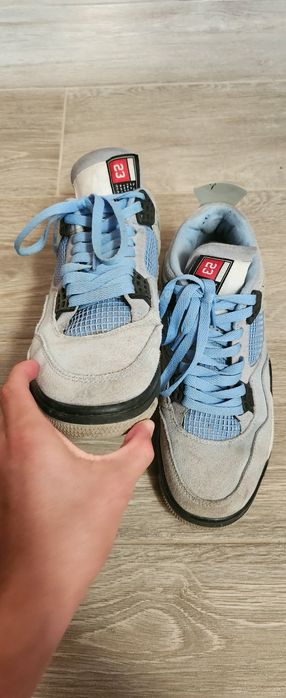 Papuci Air Jordan 4 university blue
