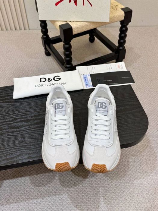 D&G DG Logo Sneaker "White/Light Grey"