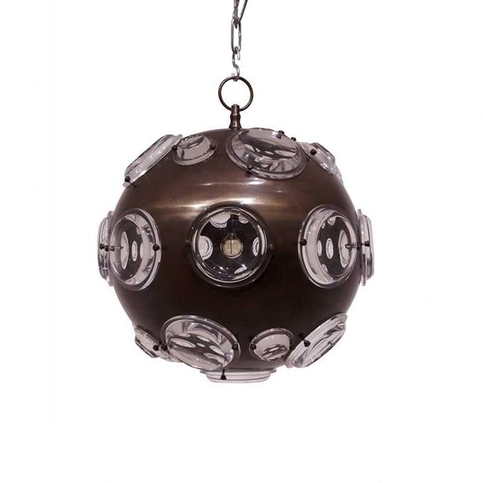 Vintage "Van room living" bronze полюлей-лампа