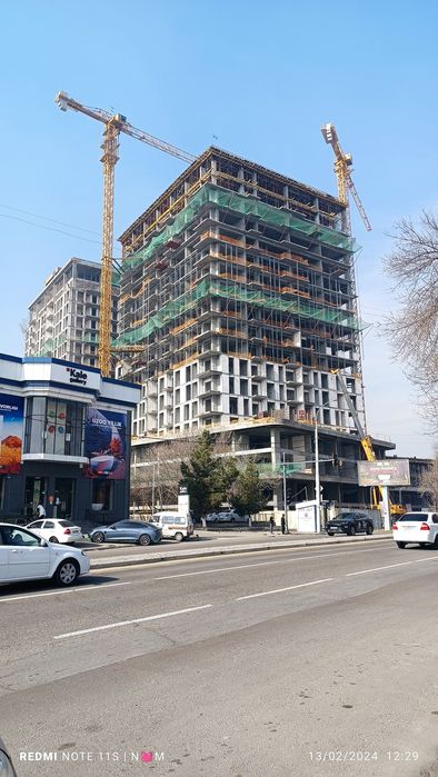 Башений кран мантаж.. Минорали юк кутаргичларни йиғиш.