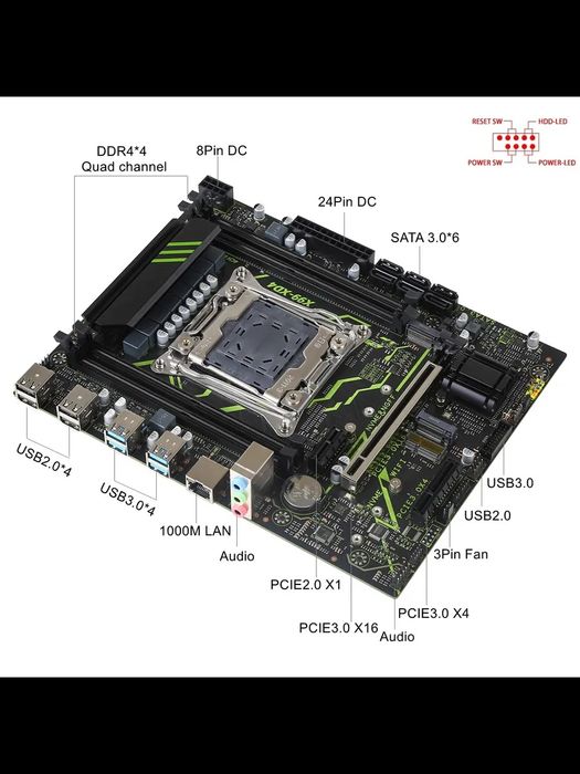 Комплект мат X99XD4 + Хeon e5 2682v4