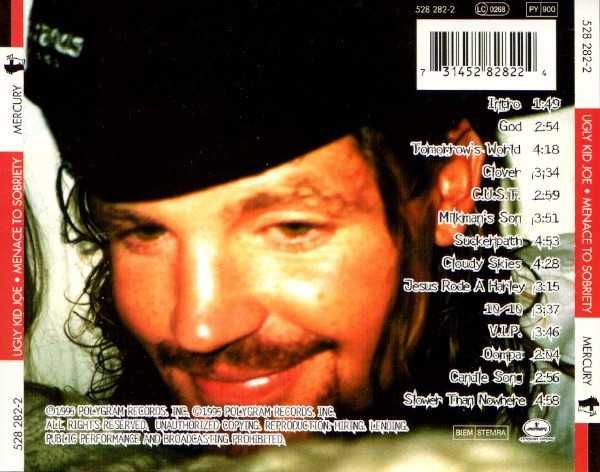 CD Ugly Kid Joe - Menace to Sobriety 1995