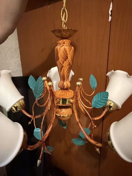 Люстра с плафонами