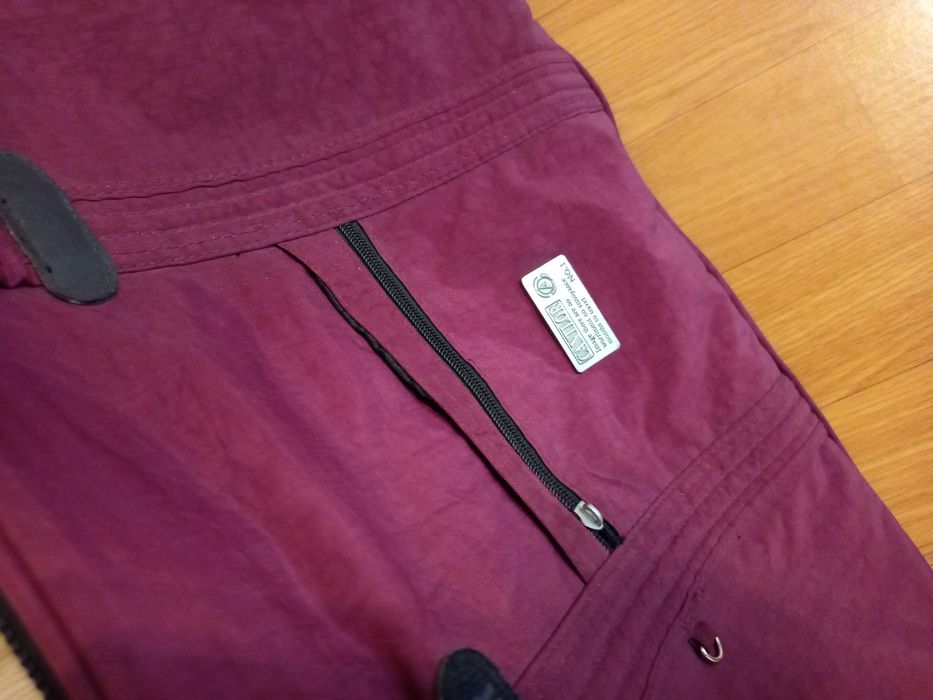 Сумка дорожная бордовая