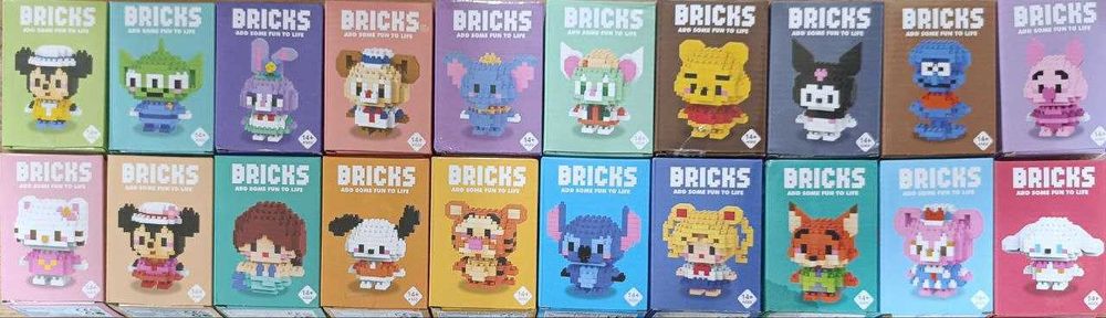 Мини фигурка из блоков 2+1 в подарок