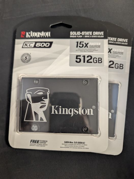 SSD Kingston KC600 512GB Sigilat