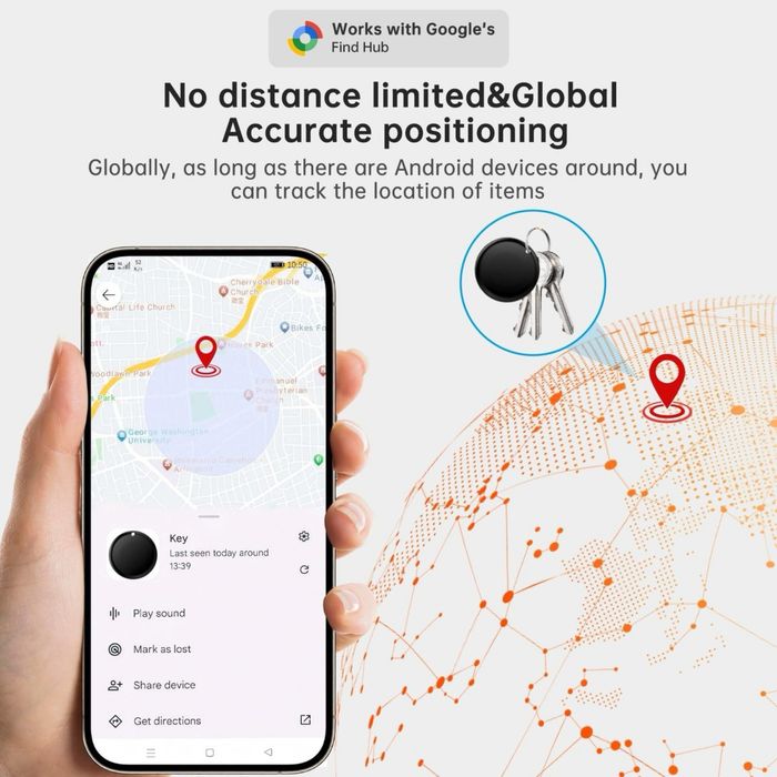 Smart finder loshall android dispozitiv anti-pierdere cu localizare gps