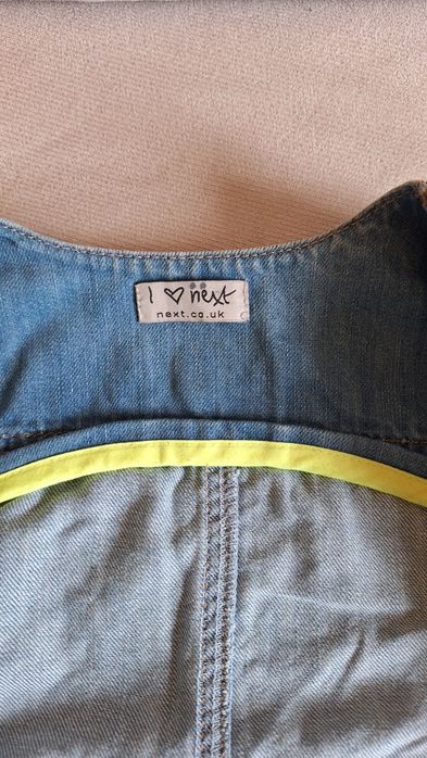 Дънково яке Next за момиче ръст 104см