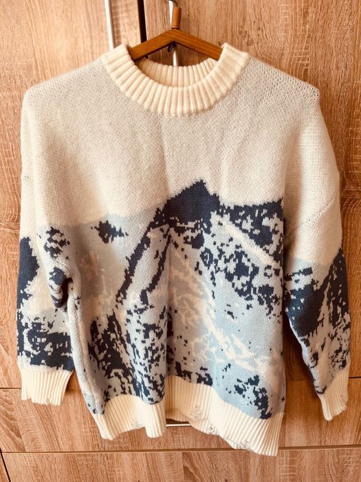 Новый теплые свитер сделан в Казахста