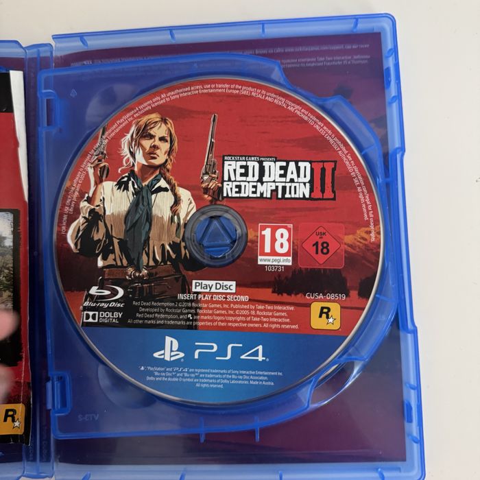 Red Dead Redemption 2 (RDR2) для PS4 | Полный комплект (2 диска)