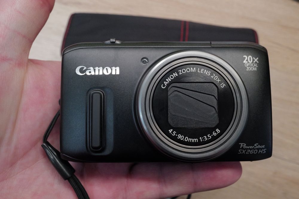 Aparat foto Canon SX260HS Black ca NOU Powershot Card TOP ITP data ora