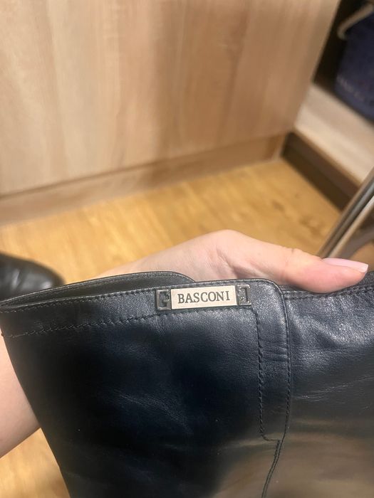 Сапоги кожаные basconi