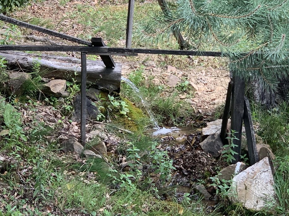 Vind casa de vacanta cu trei casute si pescarie