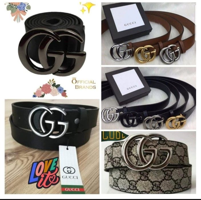 Curele unisex, diverse nuanțe, logo metalic
