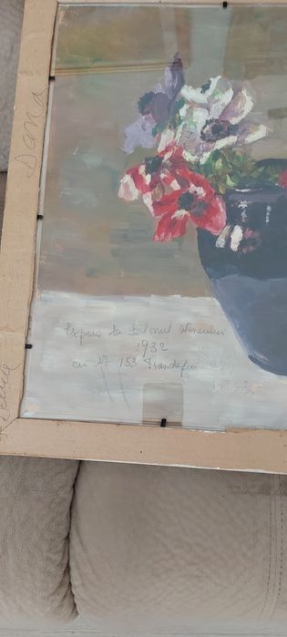 Tablou vechi,semnat,autor consacrat.