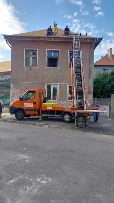 Tigla ,membrana , lift exterior,  lift girafa, lift materiale