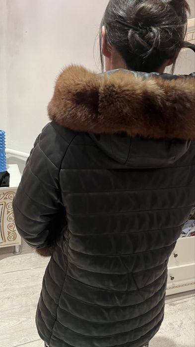 Зимняя Кожаная куртка