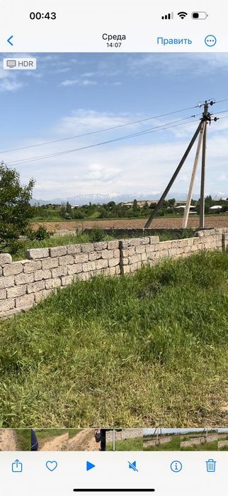 Янгибозорда  ер сотилади 5,8 сотих СРОЧНО!