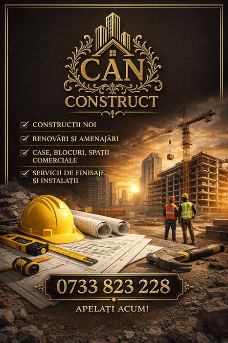 Construim sigur si durabil, metru cu metru.