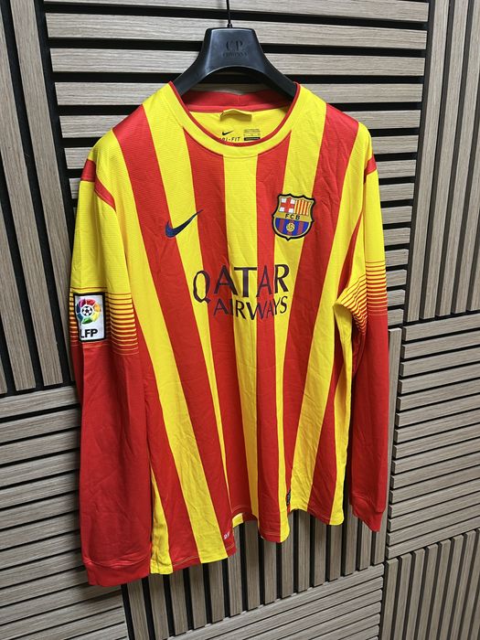 NIKE Barcelona Away Shirt - Барселона 2013-2014г - размер ХЛ / Оригинал