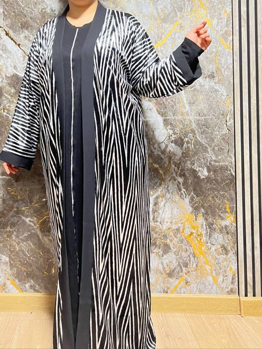 Абая кардиган база ууйлаги билан матоси лион