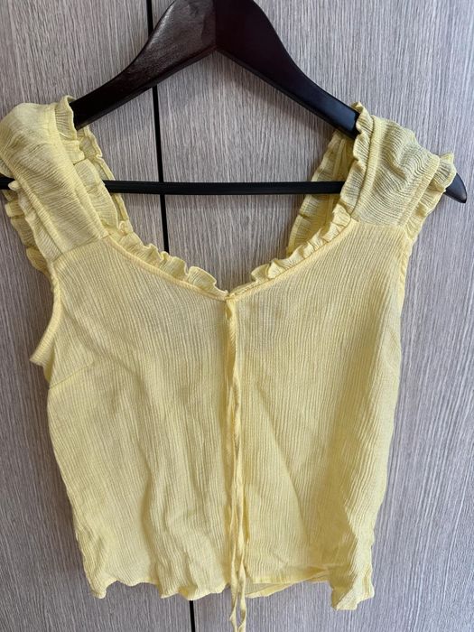 Жълт нов потник за момиче/жена