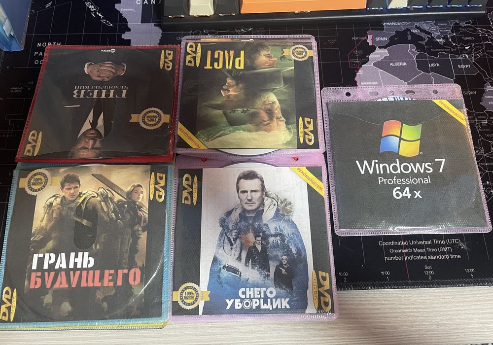 Диски DVD. Фильмы в хорошем качестве. Диски новые. Недорого. Windows.