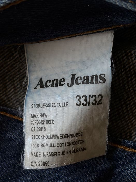 Acne jeans Raw denim мъжки дънки