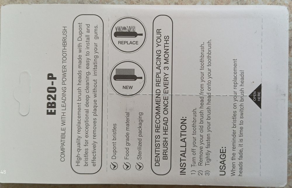 Сменные насадки на зубные щетки Oral-b /Brown