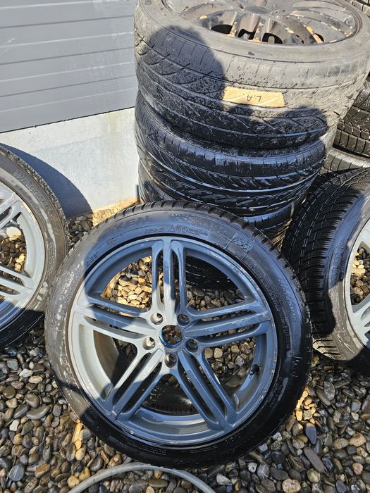 Jante Aliaj 5x112 R18 cauciucuri 235 /225 45 R18