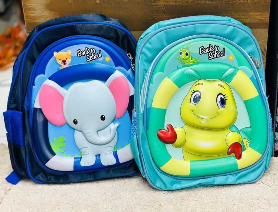 Детска ученическа чанта с щампована твърда карикатура за предучилищна