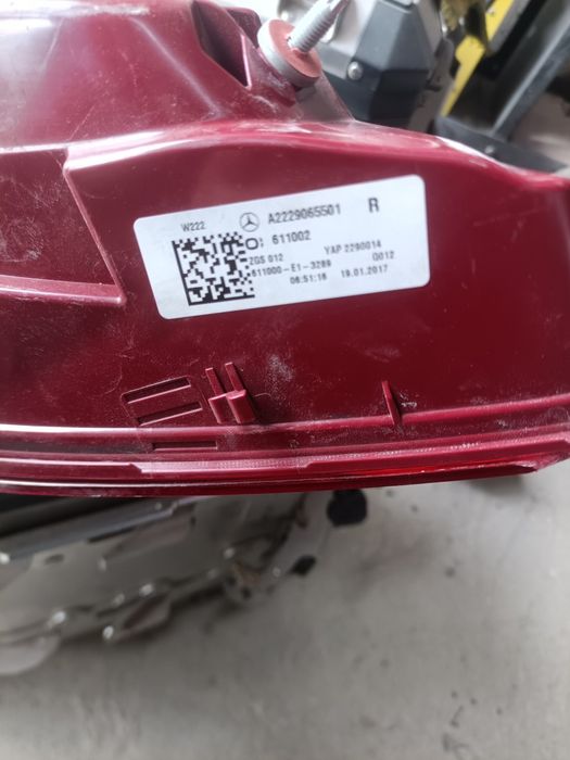 Vand stop dreapta Mercedes S Class 2017