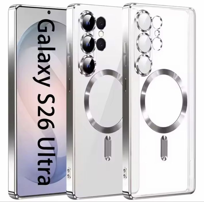 Samsung S26 S26 PLUS S26 ULTRA Husa Tpu Magnetica Lucioasa Protectie Camera