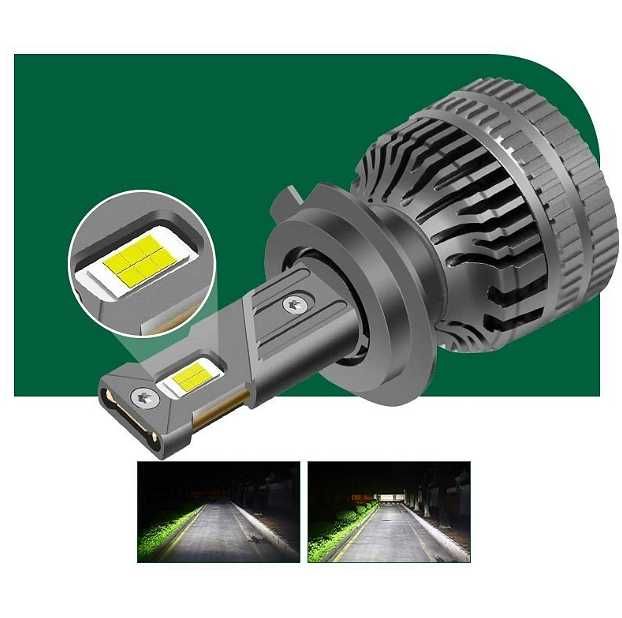LED крушки H7 – 12V-24V 60W 6500LM 6000K CANBUS без грешки