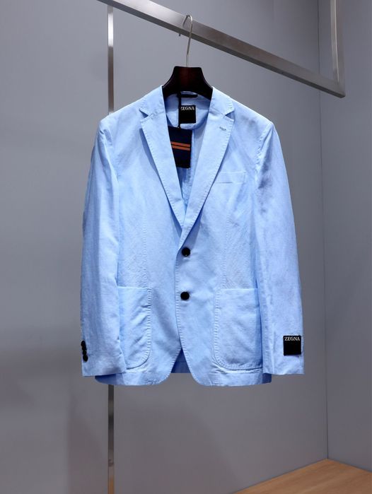 Sacou Zegna , calitate premium , pe comanda , nou , L