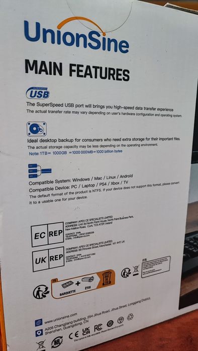 HDD 14tb la cutie nou/ ssd extern 2tb