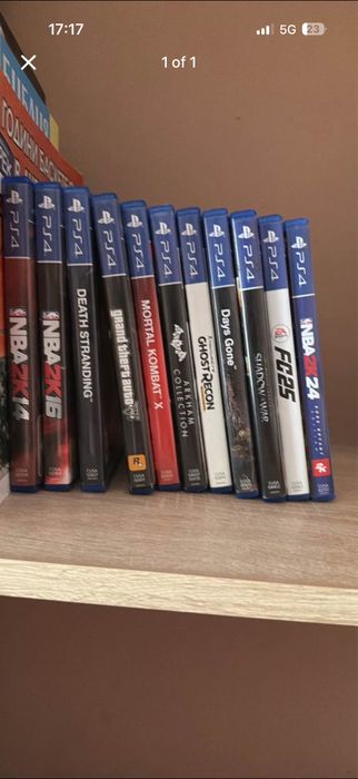 PS4 Slim  с игри 130 евро без игрите
