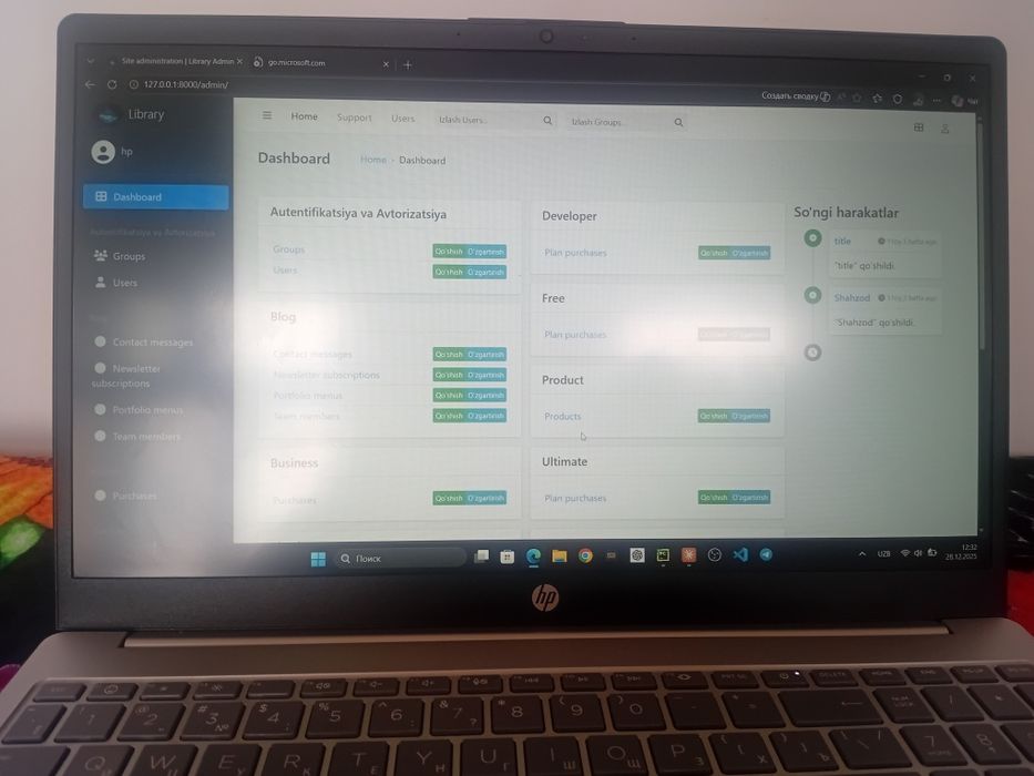 Web site bor Django’da tayyor biznesmenla uchun web sayt sotiladi