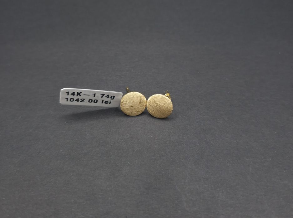 Bijuteria Royal cercei din aur 14k 1.74 gr