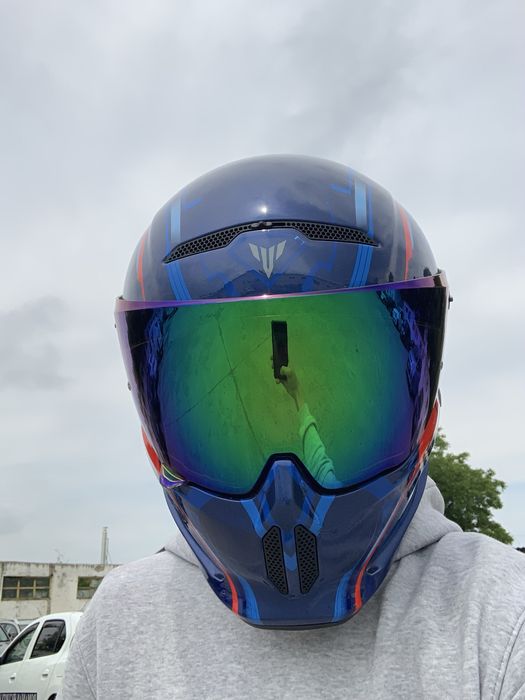 casca moto ruroc atlas 4.0 superman