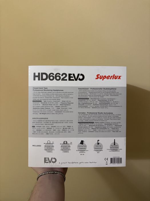 Căști Studio Superlux HD662 EVO