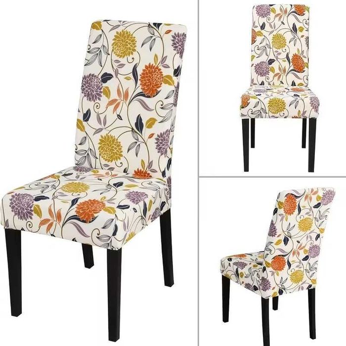 Set 4 huse elastice pentru scaune