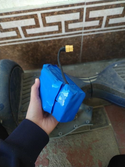 Героскутер. Сел акумулятор.